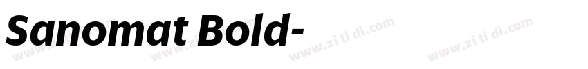 Sanomat Bold字体转换 Sanomat Bold字体转换